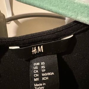 H&M Dress prom black in size XS fitted bodycon